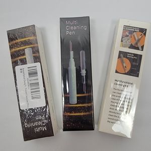 3 Pack Bluetooth Earbuds Airpods Headphones Multi-Function Cleaning Pen Tool Kit